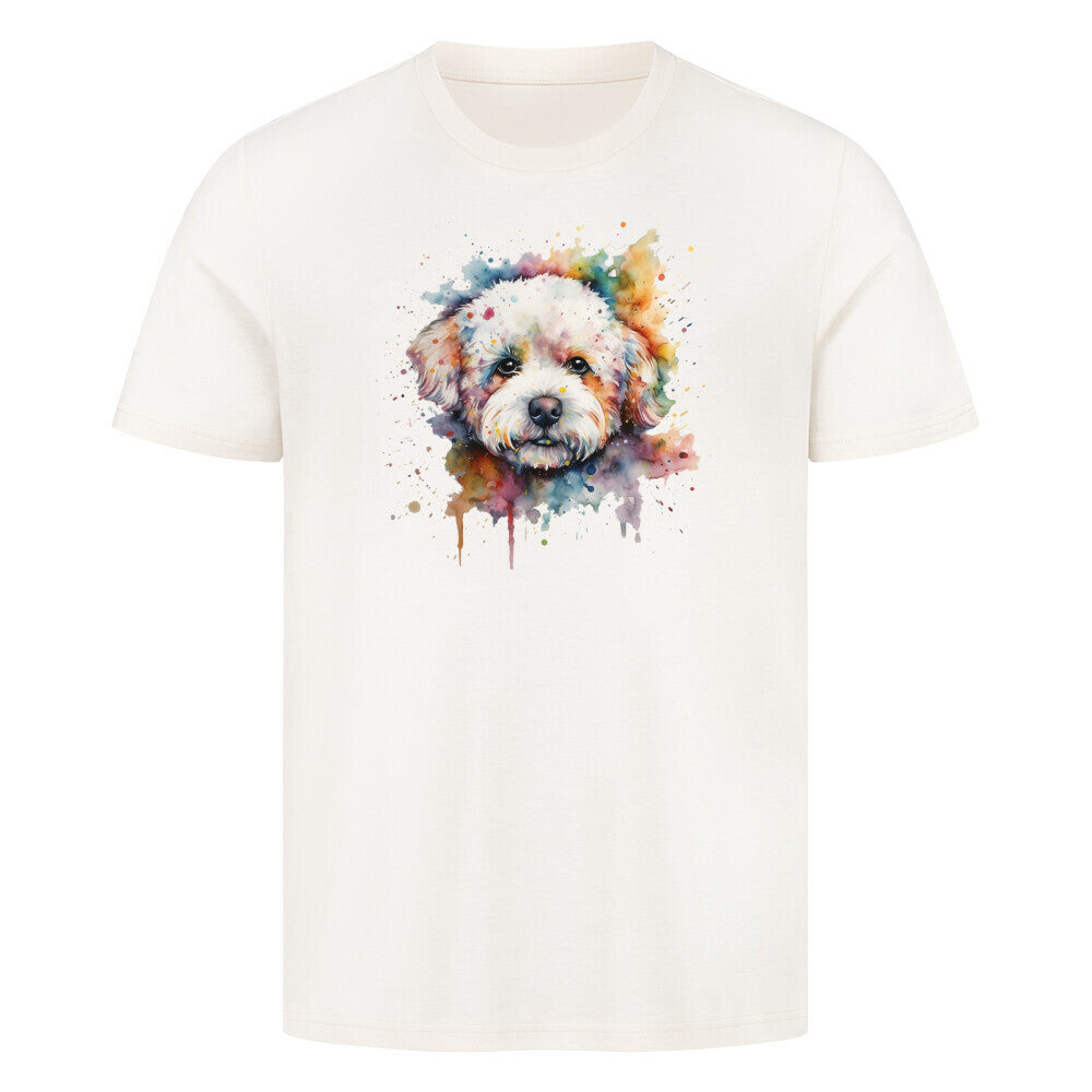 Premium T-Shirt "Bichon Frisé Fun" Natural Raw – hunde-shirt.de