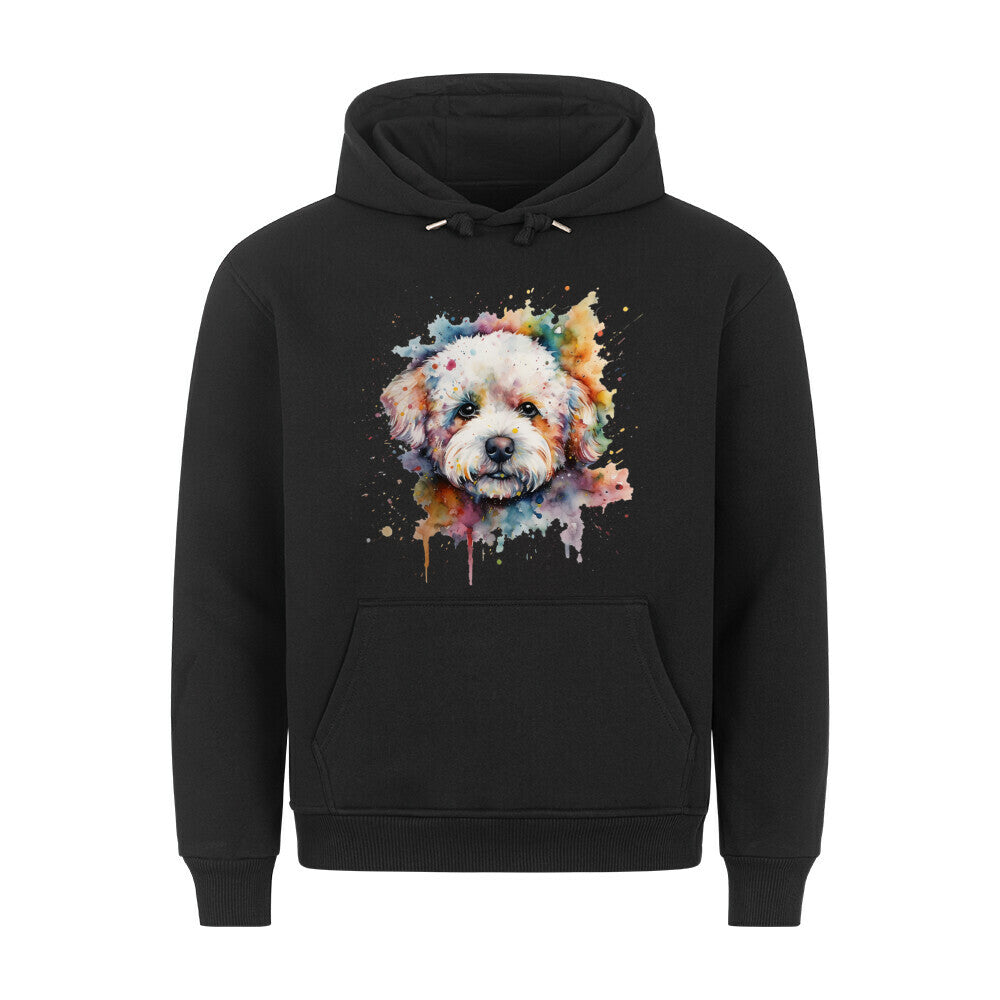 Premium Hoodie "Bichon Frisé Fun" Schwarz – hunde-shirt.de