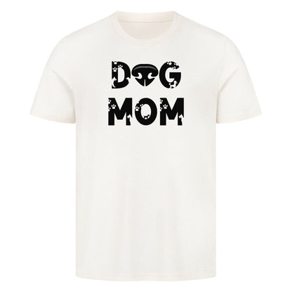 Premium T-Shirt "DOG MOM" Natural Raw – hunde-shirt.de