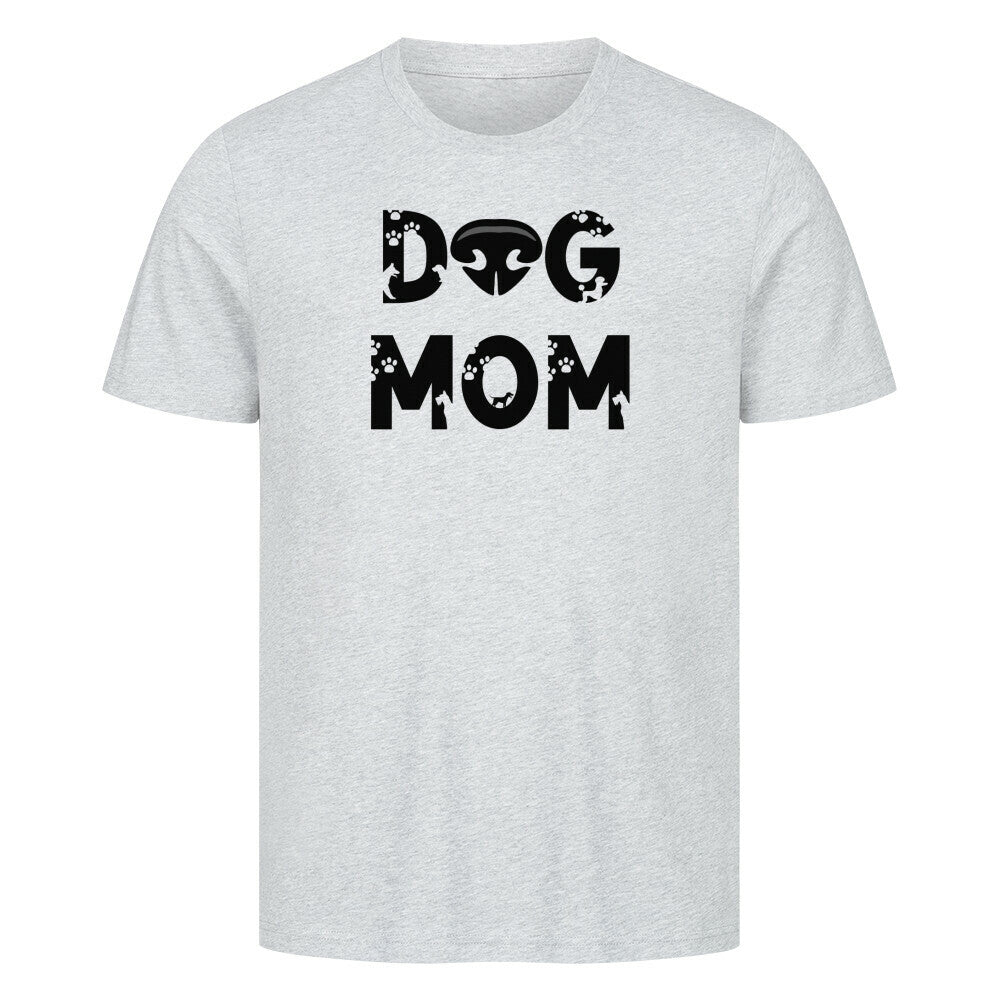 Premium T-Shirt "DOG MOM" Heather Grey – hunde-shirt.de