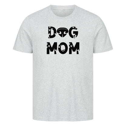 Premium T-Shirt "DOG MOM" Heather Grey – hunde-shirt.de