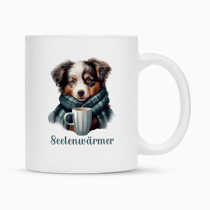 Tasse "Border Collie - Seelenwärmer" Weiß – hunde-shirt.de