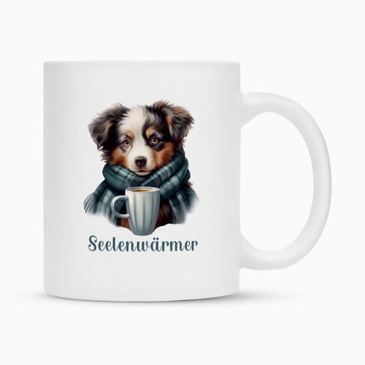 Tasse "Border Collie - Seelenwärmer" Weiß – hunde-shirt.de