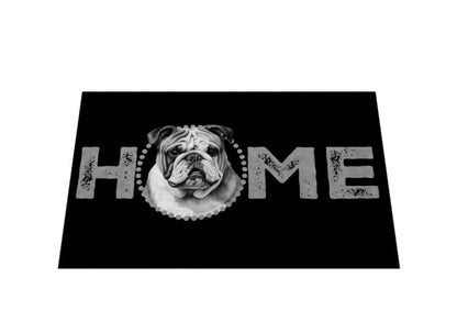 Fußmatte "English Bulldog - HOME-Edition" – hunde-shirt.de