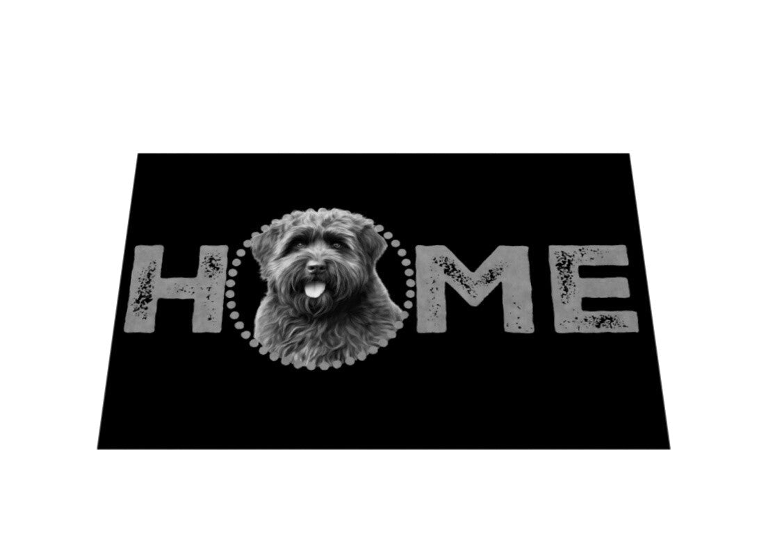 Fußmatte "Bouvier des Flandres - HOME-Edition" – hunde-shirt.de