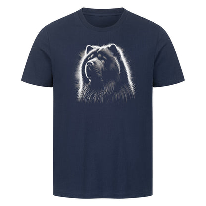 Premium T-Shirt "Chow-Chow Shine" French Navy – hunde-shirt.de