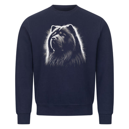 Premium Sweatshirt "Chow-Chow Shine" Navy Blue – hunde-shirt.de