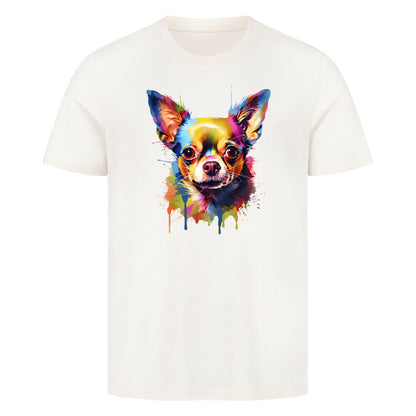 Premium T-Shirt "Chihuahua Paint" Natural Raw – hunde-shirt.de