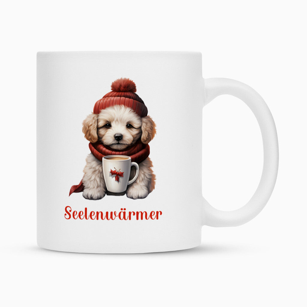 Tasse "Cavapoo - Seelenwärmer" Weiß – hunde-shirt.de