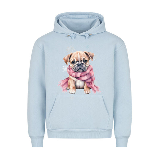 Premium Hoodie "OEB Wintermädchen" Babyblau – hunde-shirt.de
