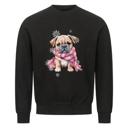 Premium Sweatshirt "OEB Wintermädchen" Schwarz – hunde-shirt.de