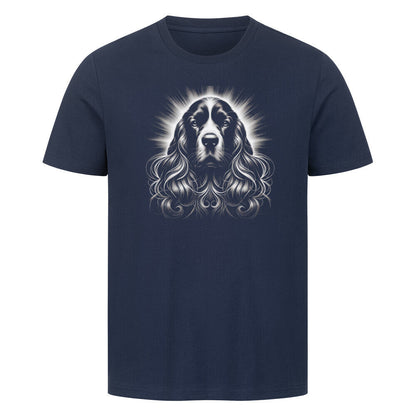 Premium T-Shirt "English Cocker Spaniel Shine" French Navy – hunde-shirt.de