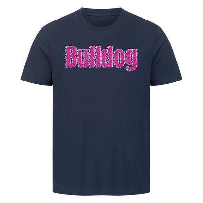 Premium T-Shirt "Bulldog" French Navy – hunde-shirt.de