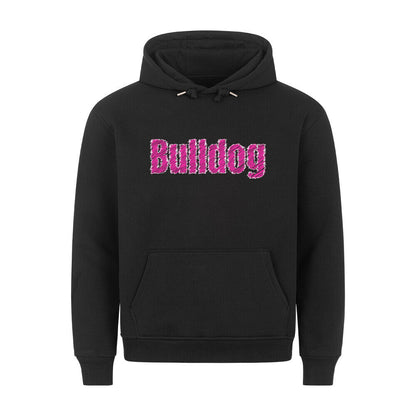 Premium Hoodie "Bulldog" Schwarz – hunde-shirt.de