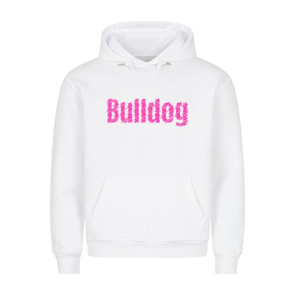 Premium Hoodie "Bulldog" Weiß – hunde-shirt.de