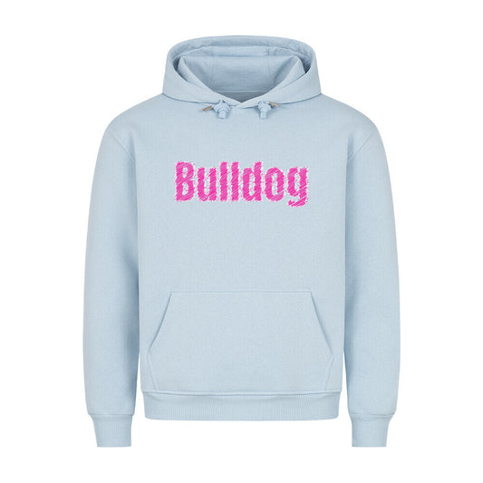 Premium Hoodie "Bulldog" Babyblau – hunde-shirt.de