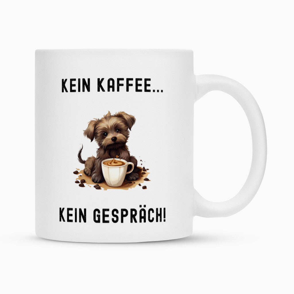 Tasse "Brüsseler Griffon - Kein Kaffee..." Weiß – hunde-shirt.de