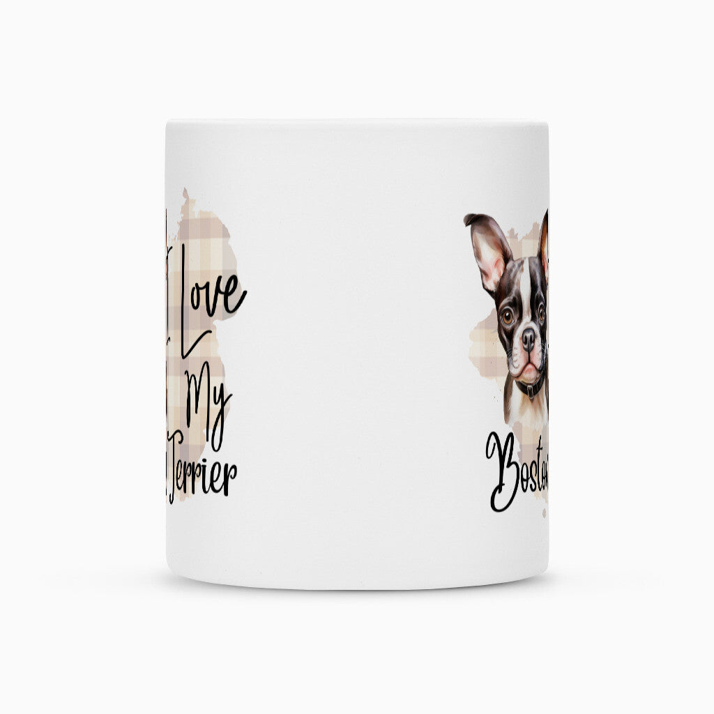 Tasse "Boston Terrier - I love..." – hunde-shirt.de