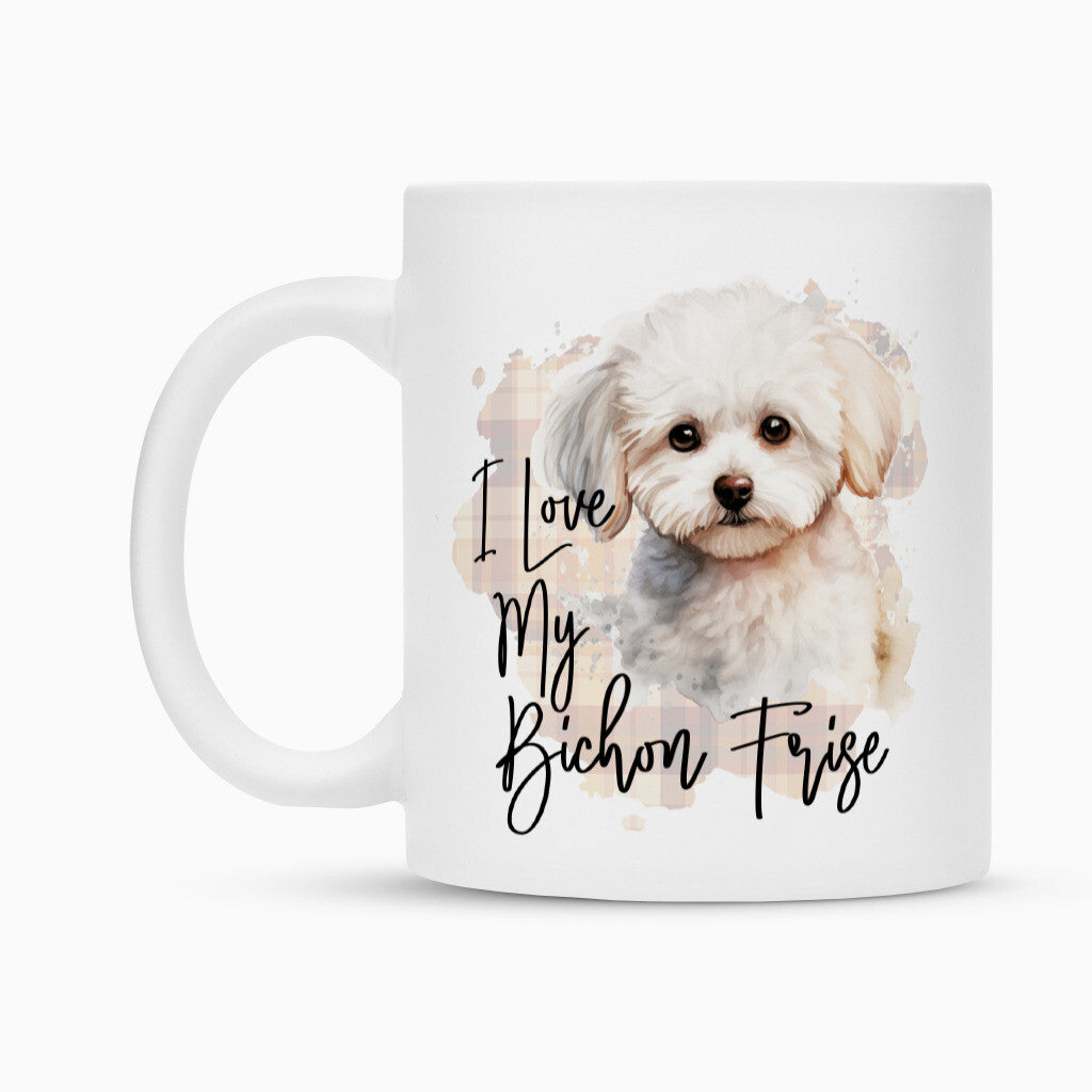 Tasse "Bichon Frisé - I love..." – hunde-shirt.de