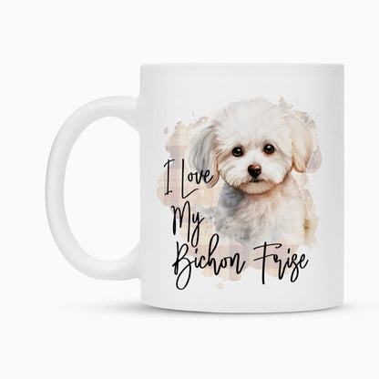 Tasse "Bichon Frisé - I love..." – hunde-shirt.de