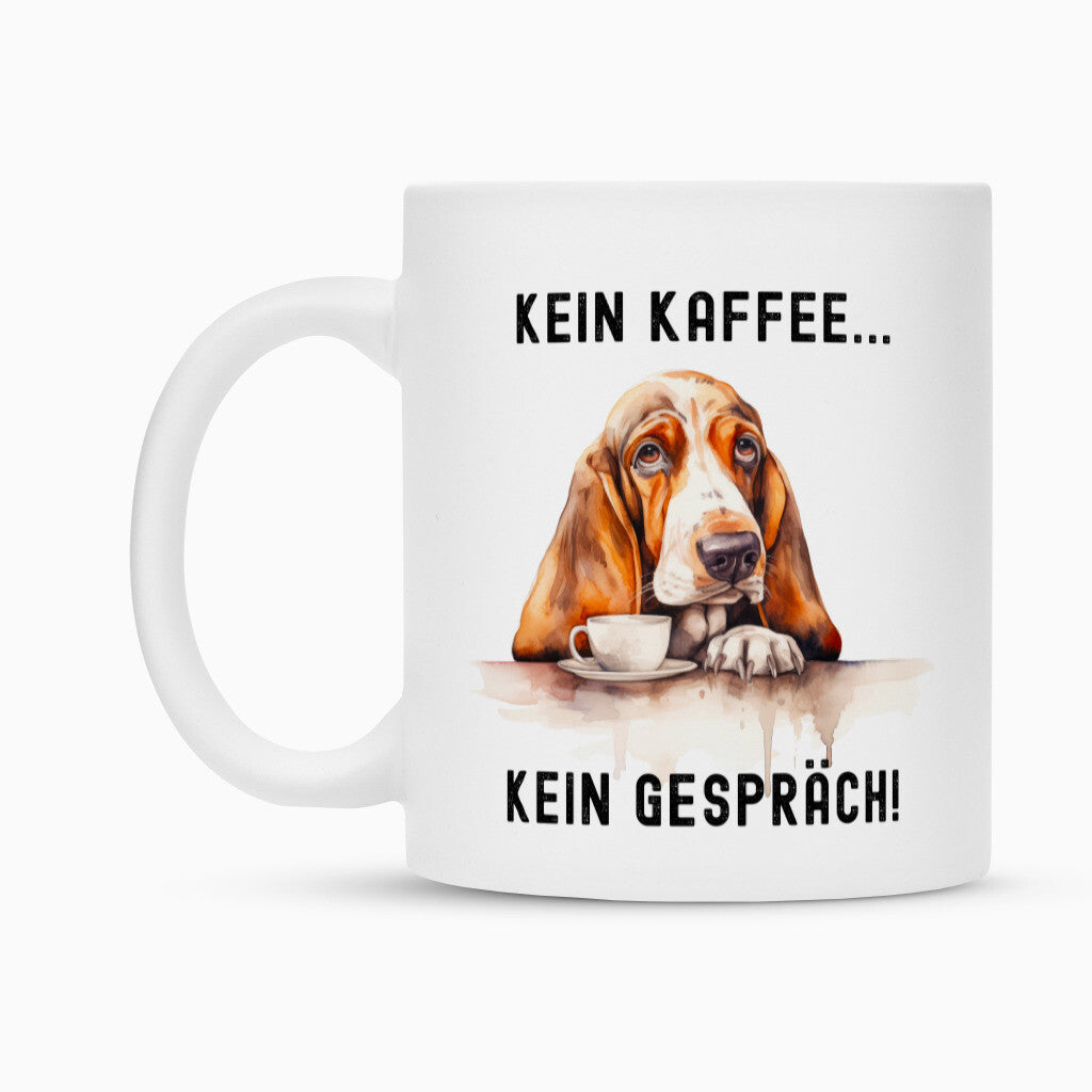 Tasse "Basset - Kein Kaffee..." – hunde-shirt.de