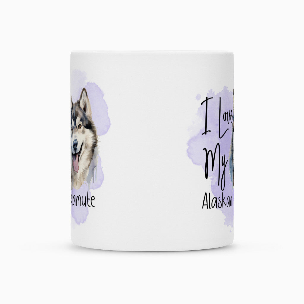 Tasse "Alaskan Malamute - I love..." – hunde-shirt.de