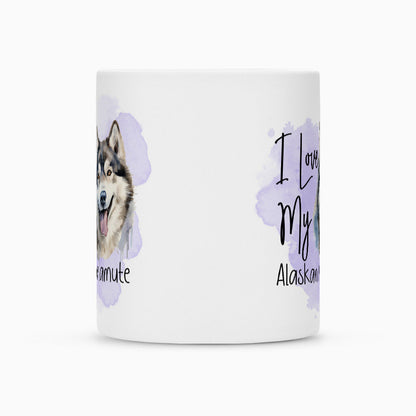 Tasse "Alaskan Malamute - I love..." – hunde-shirt.de