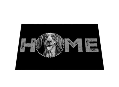 Fußmatte "Coonhound Bluetick - HOME-Edition" – hunde-shirt.de