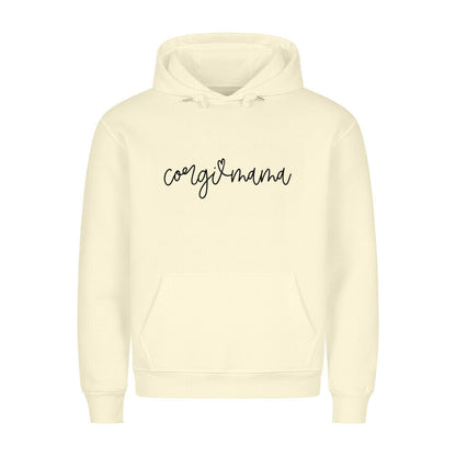 Premium Hoodie "Corgi Mama" Beige – hunde-shirt.de