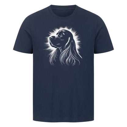 Premium T-Shirt "Cocker Shine" French Navy – hunde-shirt.de
