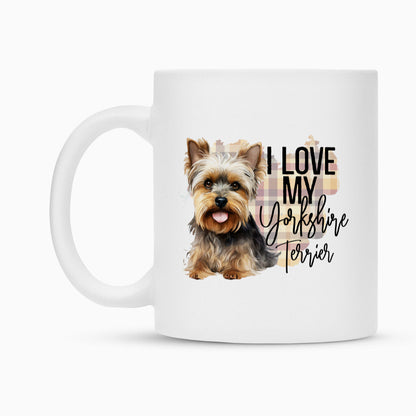 Tasse "Yorkshire Terrier - I love..." – hunde-shirt.de
