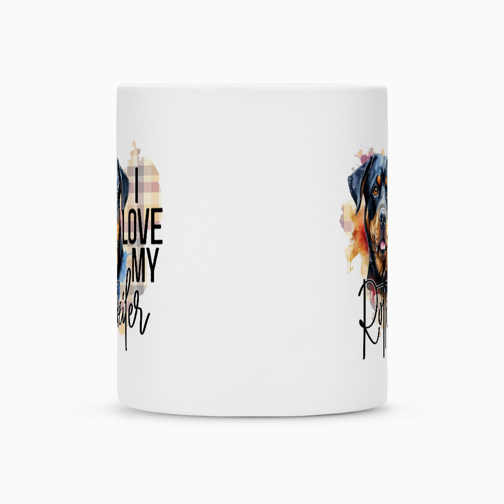 Tasse "Rottweiler - I love..." – hunde-shirt.de