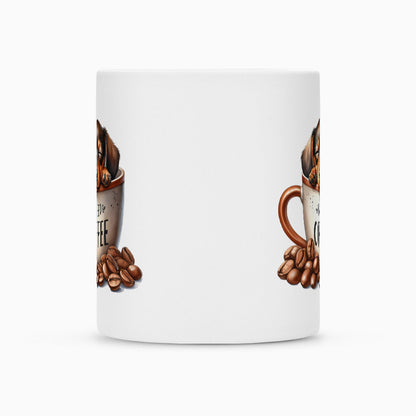 Tasse "Dackel- I need Coffee" – hunde-shirt.de