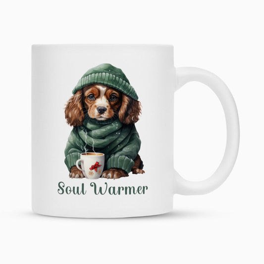 Tasse "Cavalier King Charles - Soul Warmer" Weiß – hunde-shirt.de