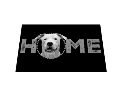 Fußmatte "Dogo Argentino - HOME-Edition" – hunde-shirt.de
