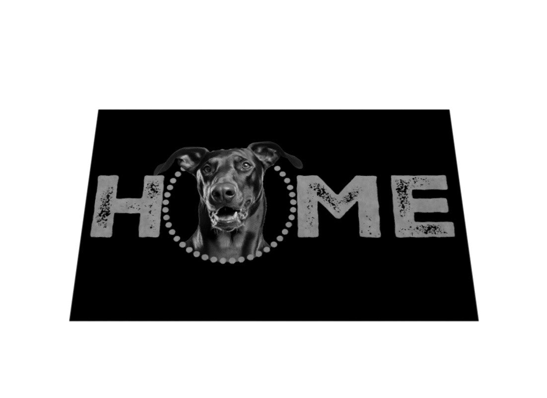 Fußmatte "Dobermann - HOME-Edition 2" – hunde-shirt.de