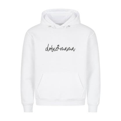 Premium Hoodie "Dobermann dobie mama" Weiß – hunde-shirt.de
