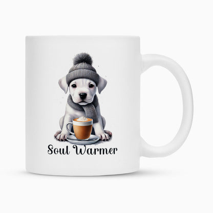 Tasse "Dogo Argentino - Soul Warmer" Weiß – hunde-shirt.de