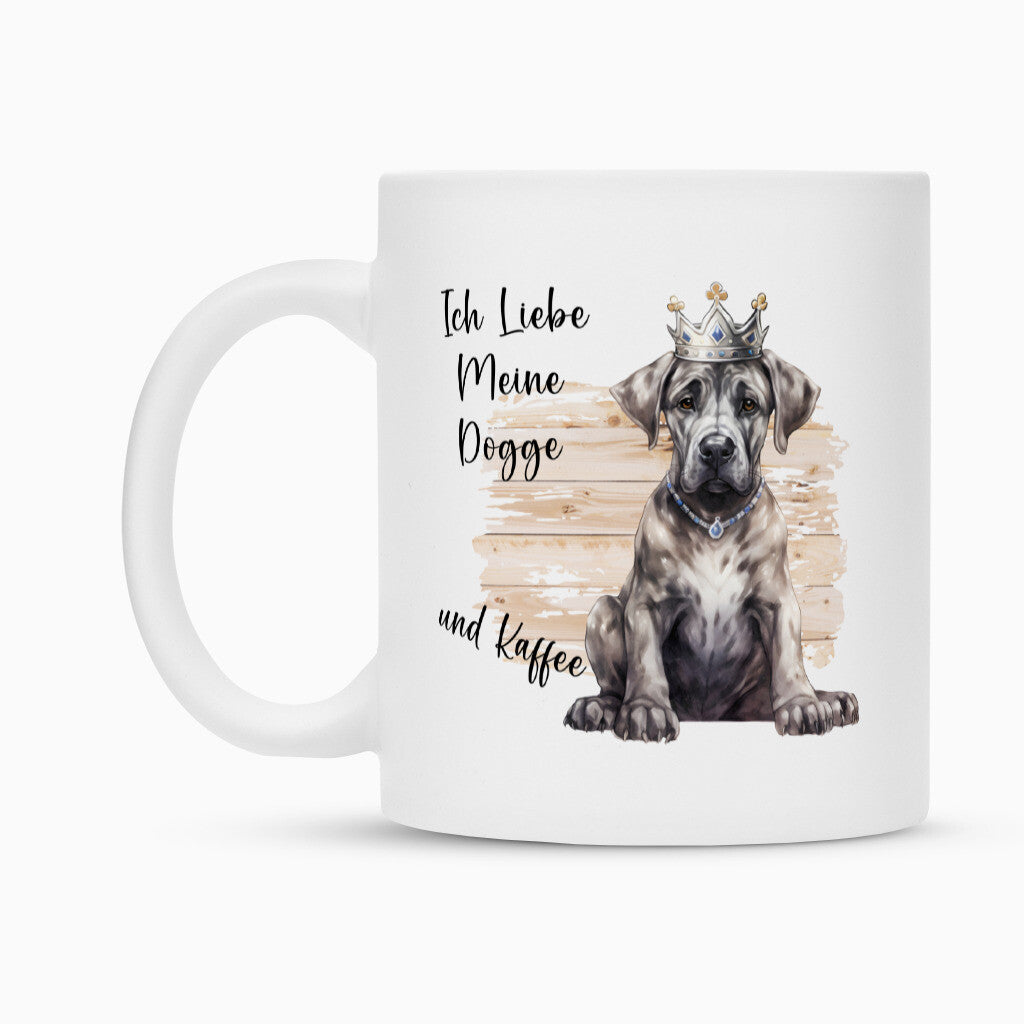 Tasse "Dogge - Ich liebe..." – hunde-shirt.de