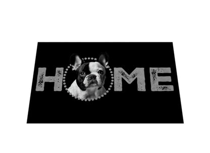 Fußmatte "Frenchi s/w - HOME-Edition" – hunde-shirt.de