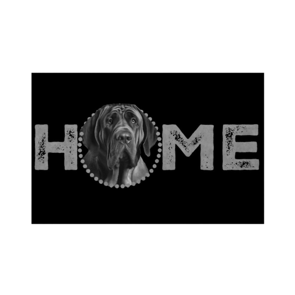Fußmatte "Fila Brasileiro - HOME-Edition" Weiß – hunde-shirt.de
