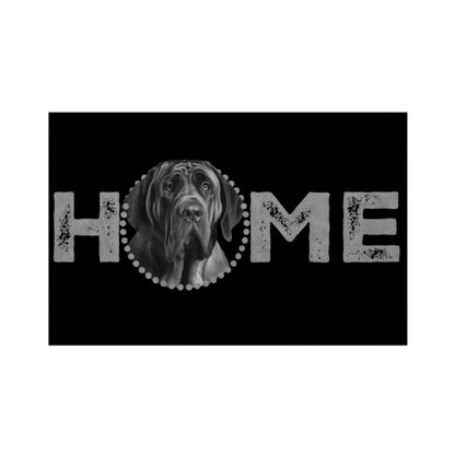Fußmatte "Fila Brasileiro - HOME-Edition" Weiß – hunde-shirt.de