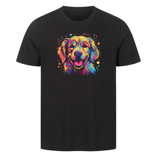 Premium T-Shirt "Goldie FUN" Schwarz – hunde-shirt.de