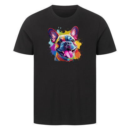 Premium T-Shirt "Frenchie FUN" Schwarz – hunde-shirt.de