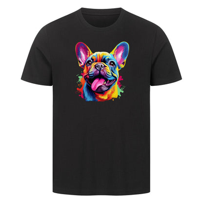 Premium T-Shirt "Frenchie FUN 2" Schwarz – hunde-shirt.de