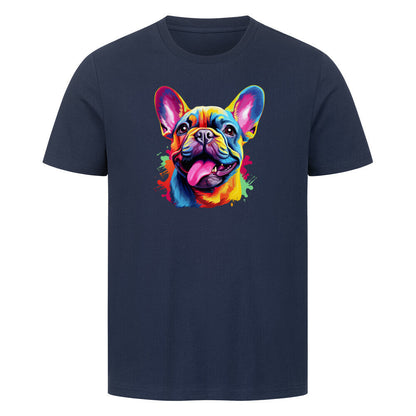 Premium T-Shirt "Frenchie FUN 2" French Navy – hunde-shirt.de