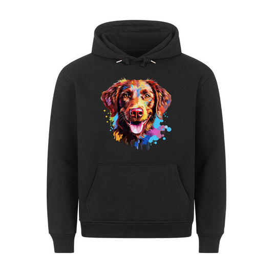 Premium Hoodie "Chesapeake Bay Retriever Paint" Schwarz – hunde-shirt.de