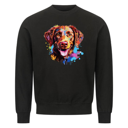 Premium Sweatshirt "Chesapeake Bay Retriever Paint" Schwarz – hunde-shirt.de
