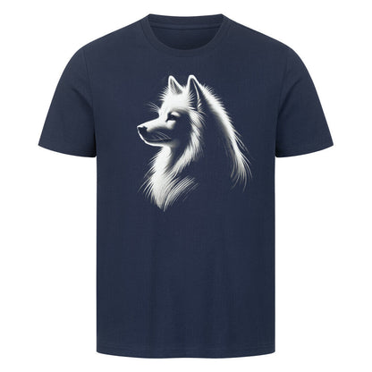 Premium T-Shirt "American Eskimo Shine" French Navy – hunde-shirt.de