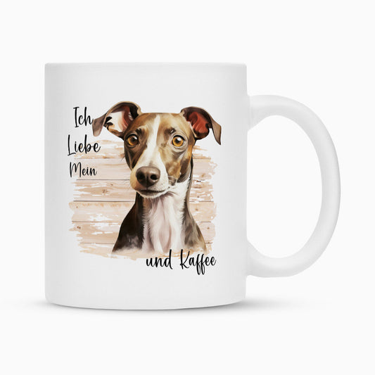 Tasse "Italian Greyhound - Ich liebe..." Weiß – hunde-shirt.de